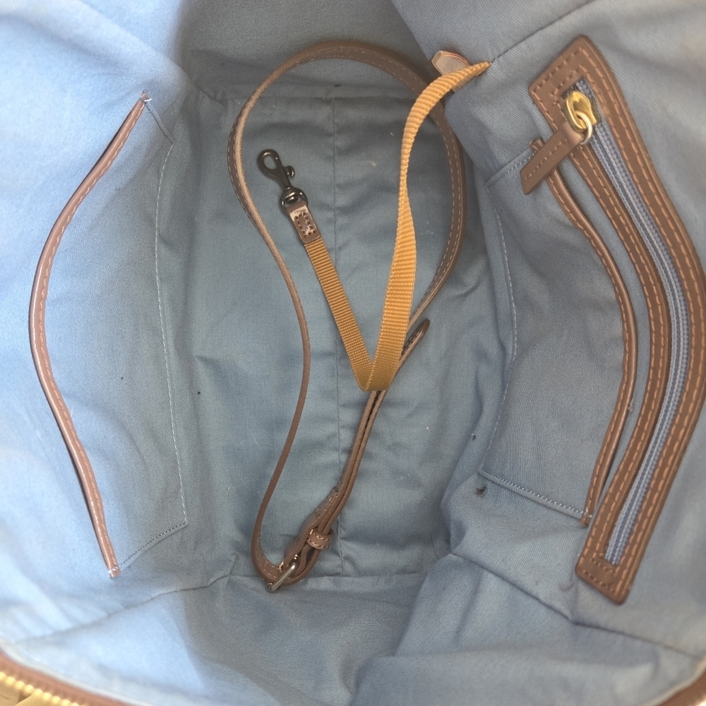 Dooney & Bourke Mink Patent Leather Handbag - Picture 9 of 16